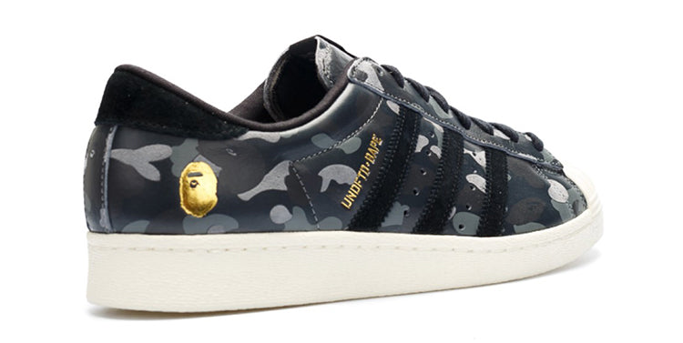 adidas x A Bathing Ape Undeafeated Superstar 80s 'Black Camo' S74774