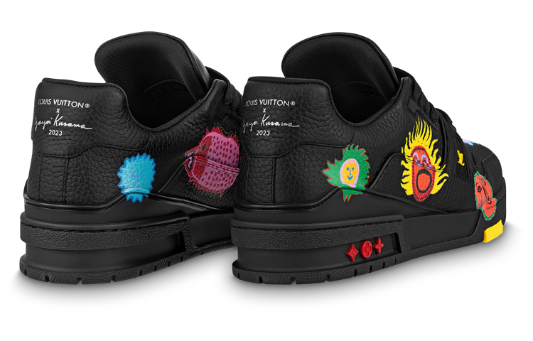 LOUIS VUITTON x YAYOI KUSAMA Sneaker 'Black with Icons' 1ABD2Q