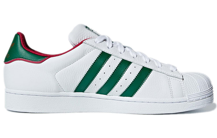 adidas originals Superstar Sneakers White/Green BC0198