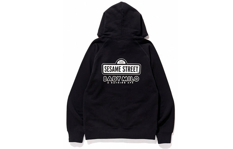 BAPE x SESAME STREET Pullover Unisex Black 2F73-314-907