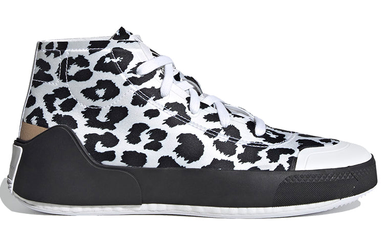(WMNS) adidas Stella McCartney x Treino Mid 'Leopard Print - White' FY1179