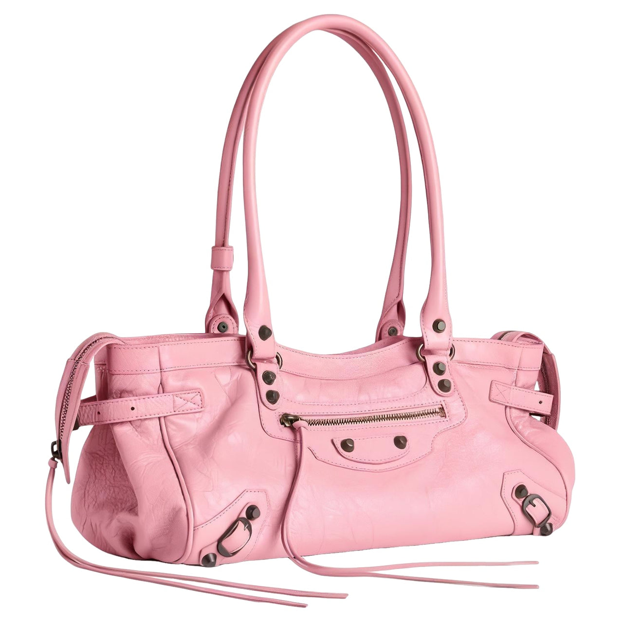 (WMNS) Balenciaga Le City Bag East-West 'Vintage Pink' 8676672ABEK5826