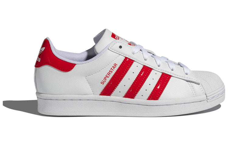 (WMNS) adidas Superstar 'White Scarlet' FX8729