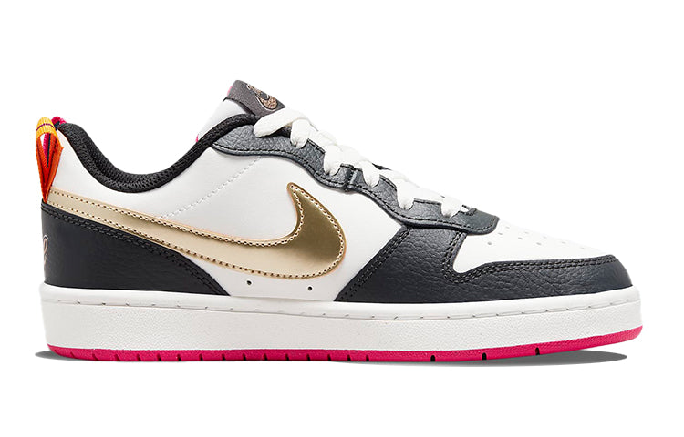 (GS) Nike Court Borough Low 2 SE 'Summit White Pink Prime' DJ0040-100