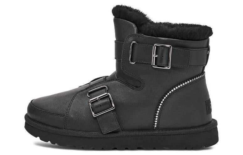 (WMNS) UGG Mini Buckle Short Boots 'Black' 1138157-BLK