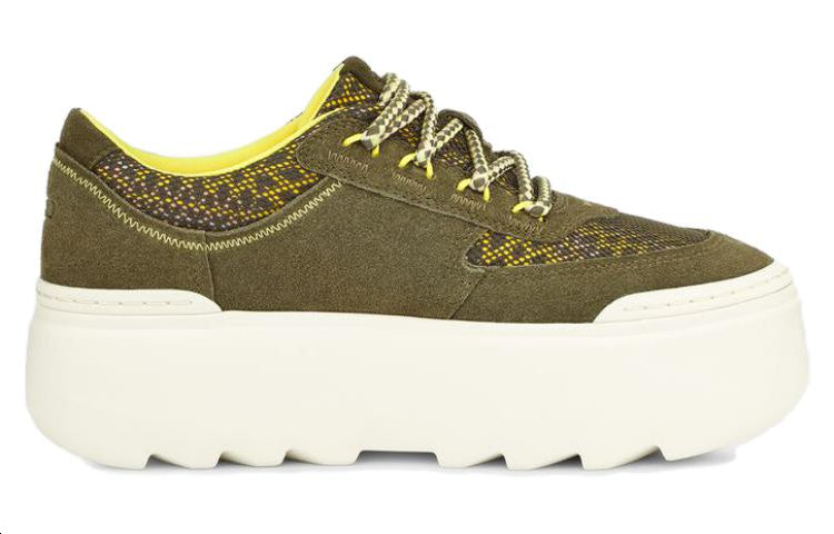 (WMNS) UGG Marin Mega Lace Heritage Braid 'Burnt Olive' 1136842-BTOL
