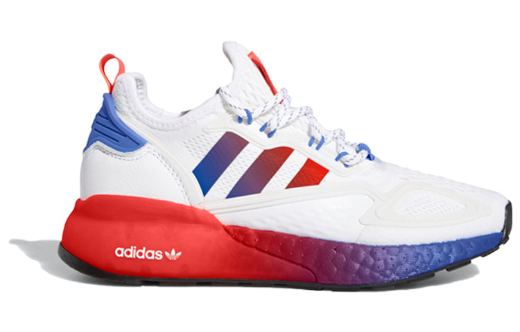 (GS) adidas ZX 2K Boost J 'White Solar Red' FX9519