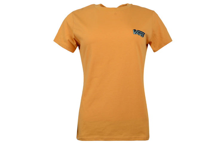 (WMNS) Vans Alphabet Printing Short Sleeve Yellow VN0A4MNK50X