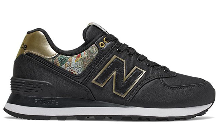 (WMNS) New Balance 574 Series Gold 'Black Gold White' WL574SNC