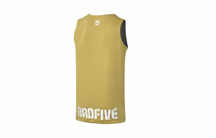 Li-Ning BadFive Logo Basketball Jersey 'Yellow White' AAYQ007-4