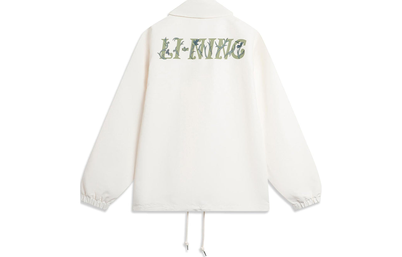 Li-Ning Graphic Coach Jacket 'Beige' AFDU365-1