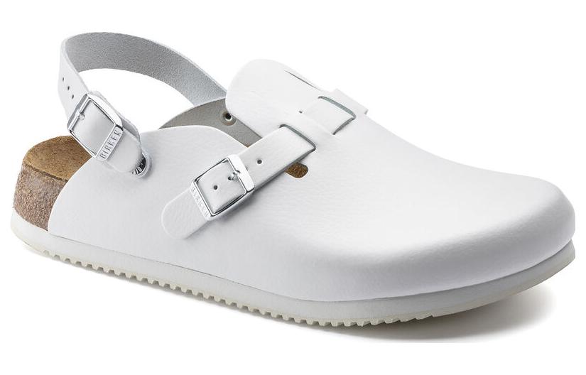 Birkenstock Kay SL Natural Leather Narrow Fit Sandals 'White' 1018229
