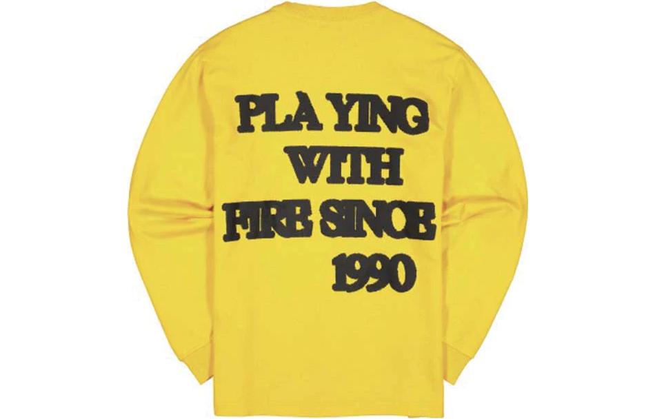 Converse x Asap Nast Long Sleeve T-Shirt 'Yellow' 10020225-A01