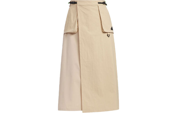 (WMNS) adidas City Escape Cargo Skirt Asia Sizing 'Beige' JE8586