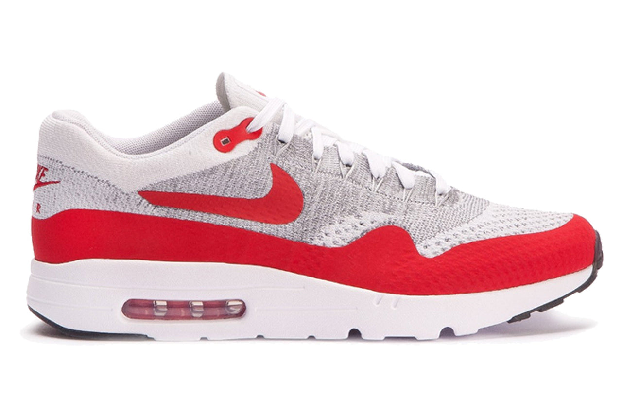 Nike Air Max 1 Ultra Flyknit 'White University Red' 843384-101