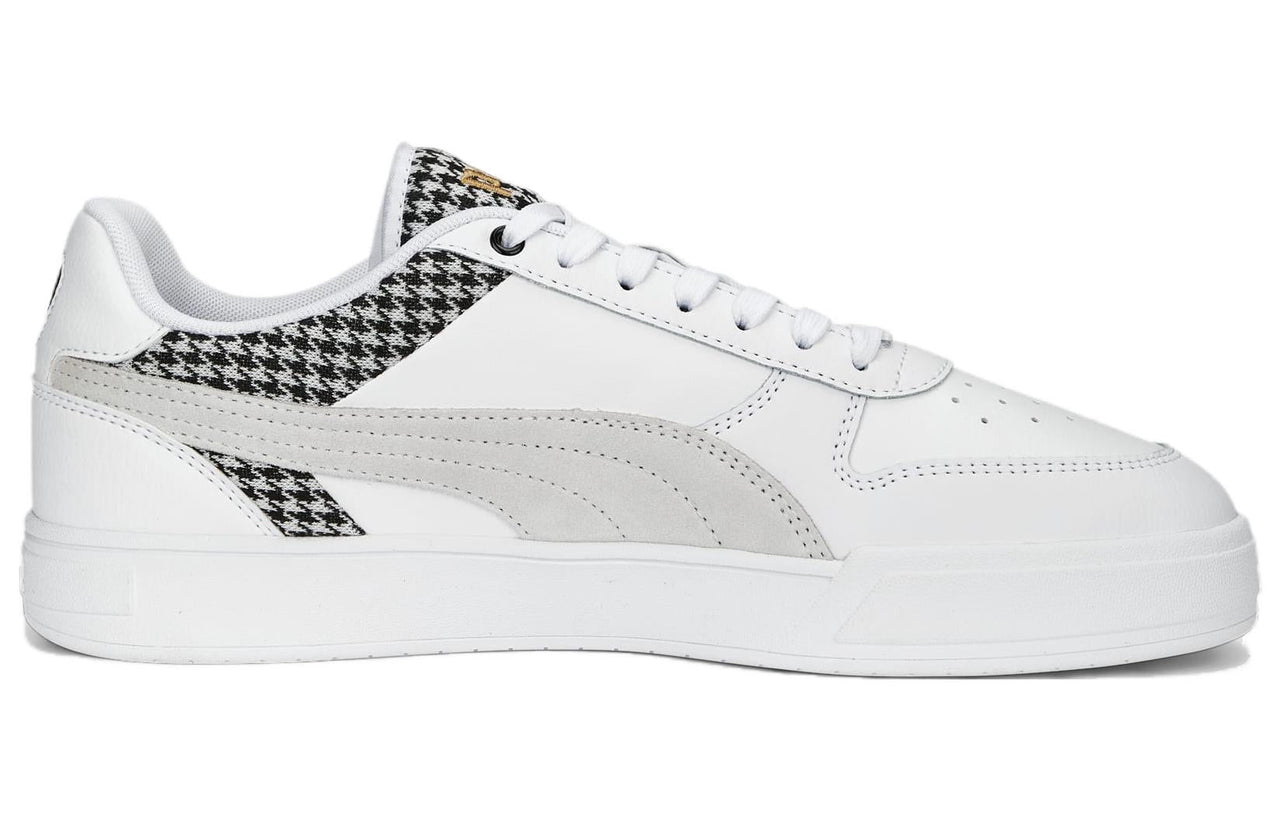 PUMA Caven Dime Houndstooth 'White Black Gold' 389329-01