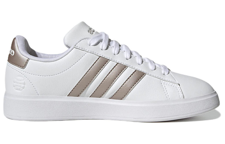 (WMNS) adidas Grand Court Cloudfoam Lifestyle Court Comfort Shoes 'White Platinum Metallic' GW9215