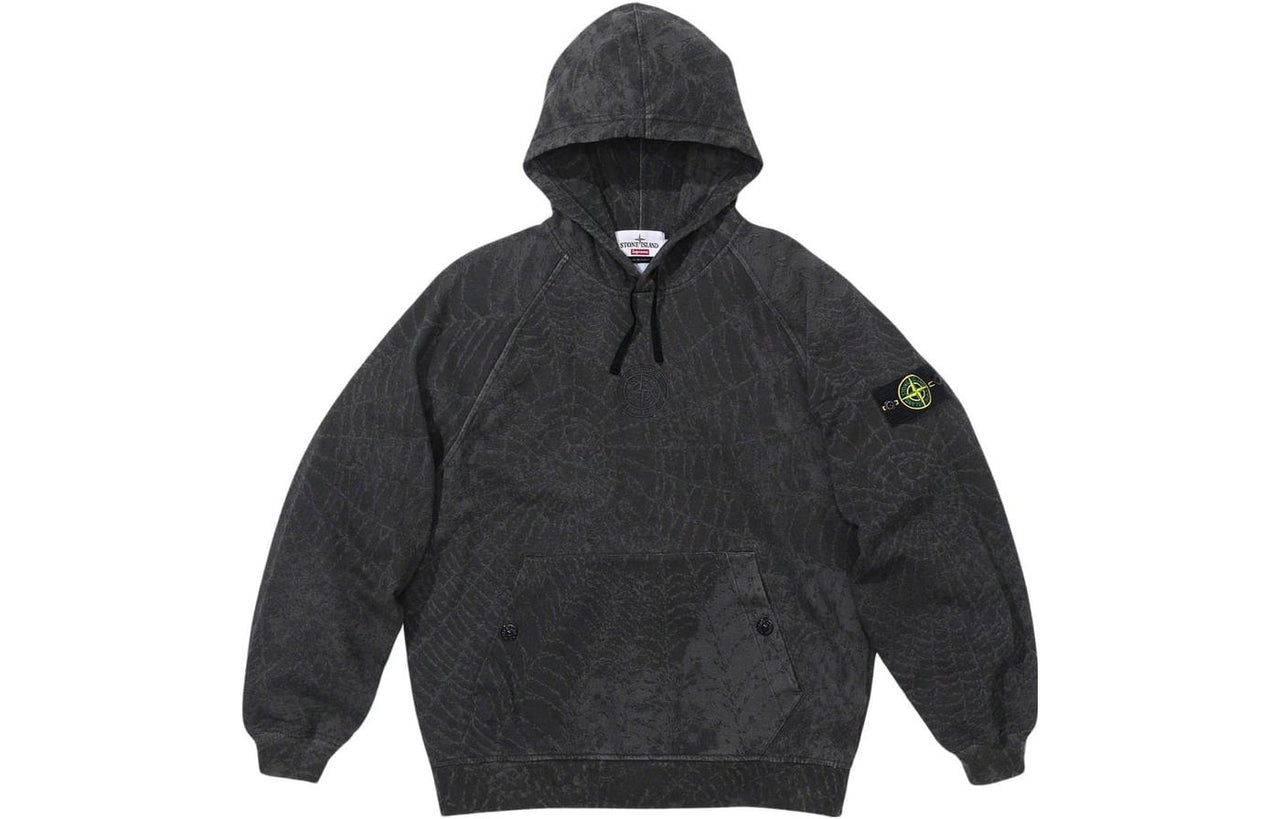 Supreme x STONE ISLAND FW23 Week10 Hoodie 'Black' SUP-FW23-169