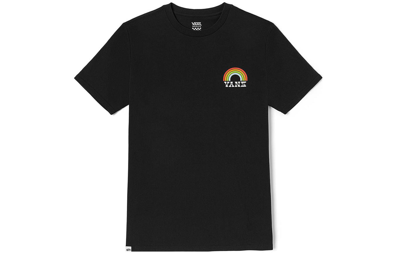 (WMNS) Vans Unicorn Rainbow T-shirt 'Black' VN0008ZNBLK