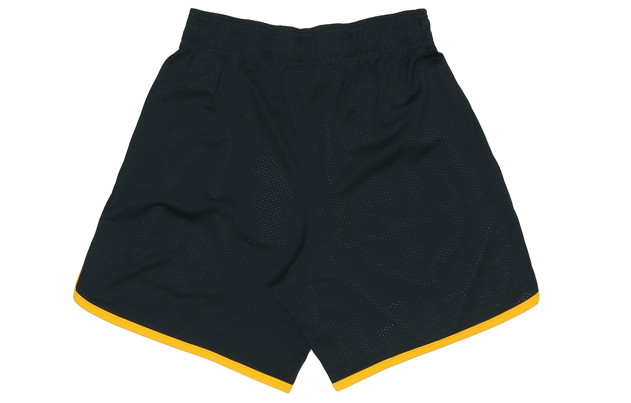 Under Armour Project Rock Colorblock Knit Shorts 'Black White Yellow' 1367128-001