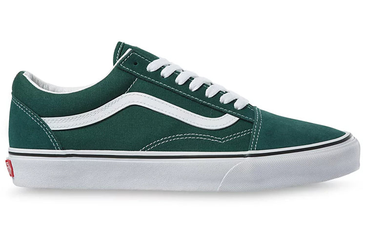Vans Old Skool Dark Green Unisex 'Green White' VN0A4U3B2NC