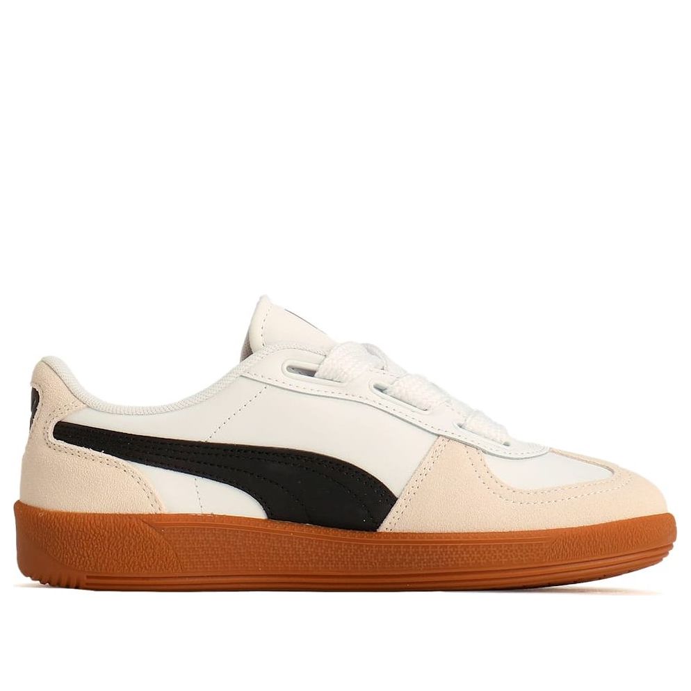 (WMNS) Puma Palermo Wide Lace SD 'White Black Vapor Grey' 402109-01