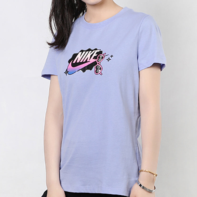(WMNS) Nike SPORTSWEAR Short Sleeve Blue Cyan CU9696-569