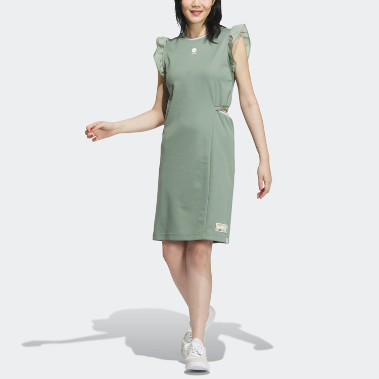 (WMNS) adidas Neo Basketball Dresses 'Olive Green' IJ6605