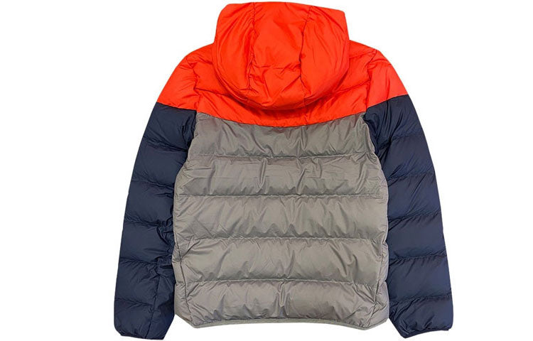 Nike MENS Multicolor Casual Hooded Down Jacket Red/Blue CU0226-634