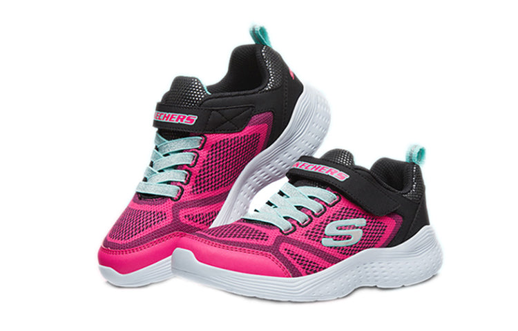 Skechers Snap Sprints Casual Shoe Pink 81372L-BKMT