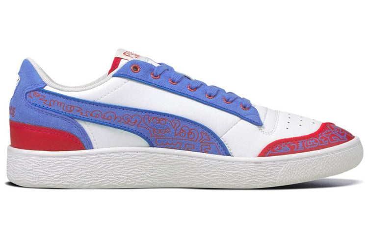 PUMA Ralph Sampson Mr Doodle Casual Shoes White/Blue/Red 380539-01