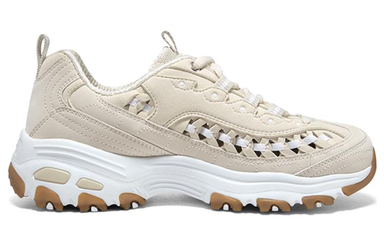 (WMNS) Skechers D'LITES 1.0 'Beige' 896197-NAT