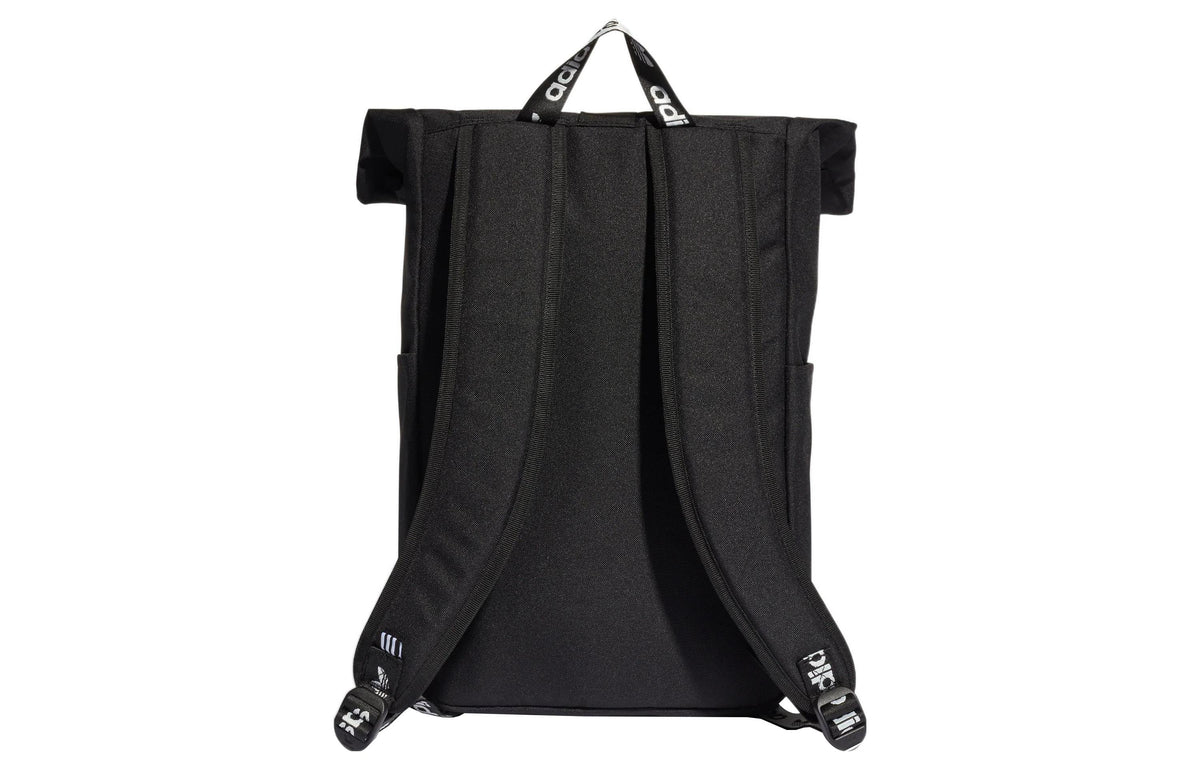adidas Adicolor Classic Roll-Top Backpack 'Black' HK2629