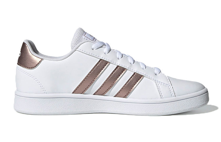 (PS) adidas neo Grand Court K 'White Brown' EF0101