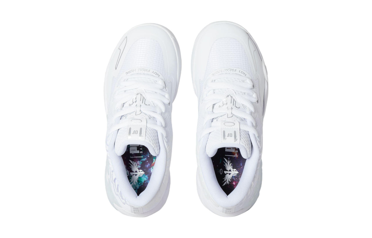 (GS) PUMA MB.01 Low LaMelo Ball 'Team Colors - Triple White' 377368-04