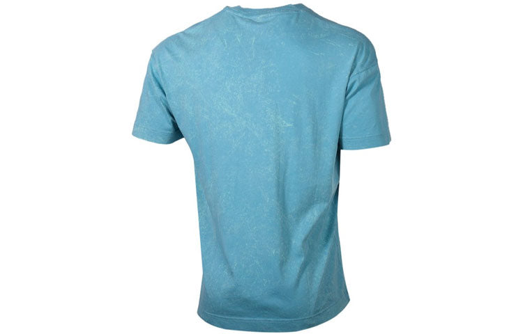 Nike Training Athleisure Casual Sports Breathable Alphabet Round Neck Short Sleeve Lake Blue CJ4572-424