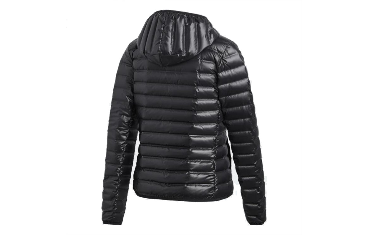 (WMNS) adidas logo Casual Outdoor Stay Warm Sports Black Down Jacket BQ1968