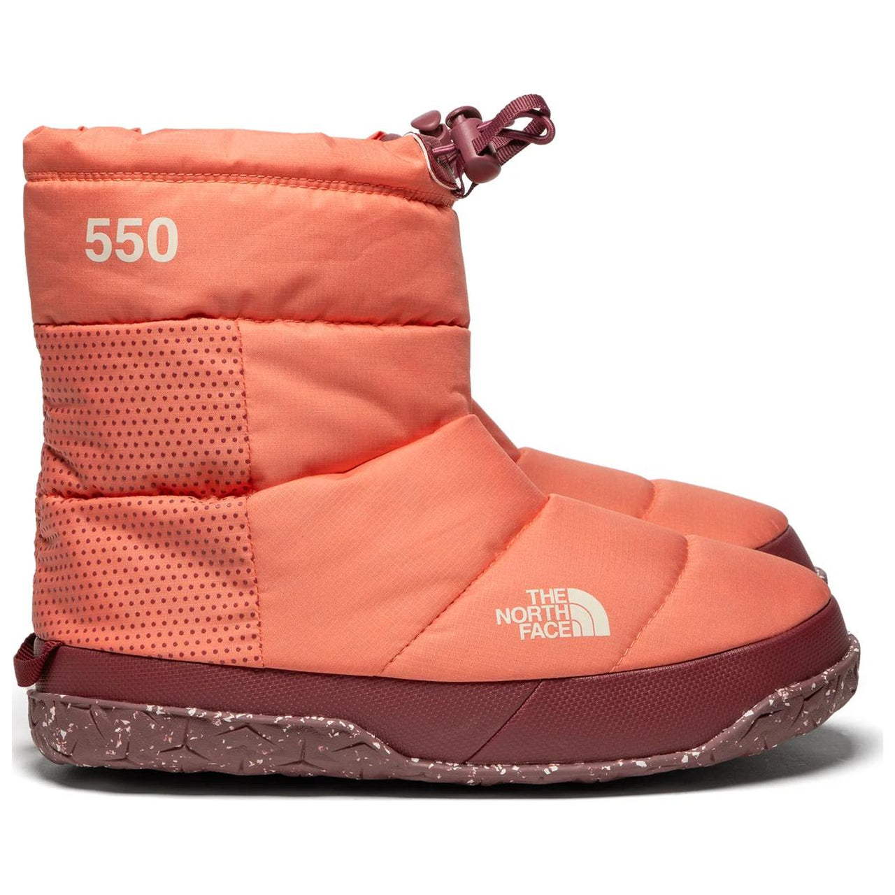 (WMNS) THE NORTH FACE Nuptse Apres Booties 'Coral Sunrise Wild Ginger' A5LWC-89X