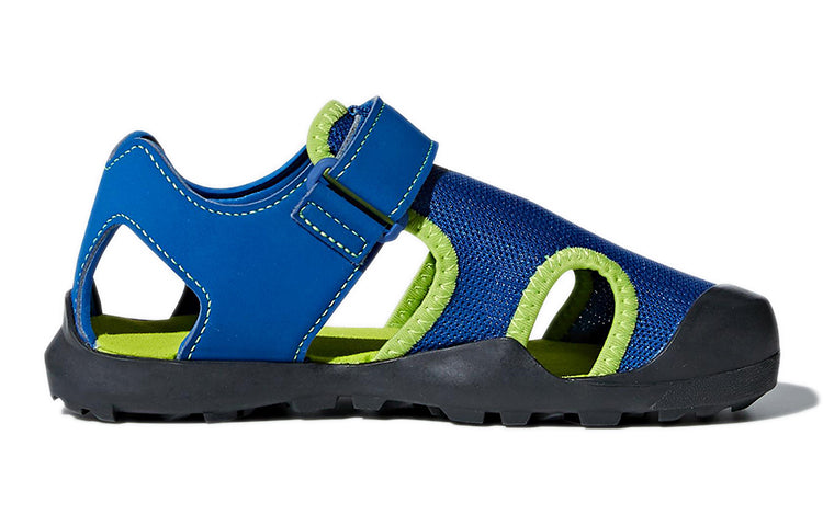 (GS) adidas Captain Toey K Velcro Outdoor Flat Heel Sports Blue Green Sandals 'Blue Green' CM7639