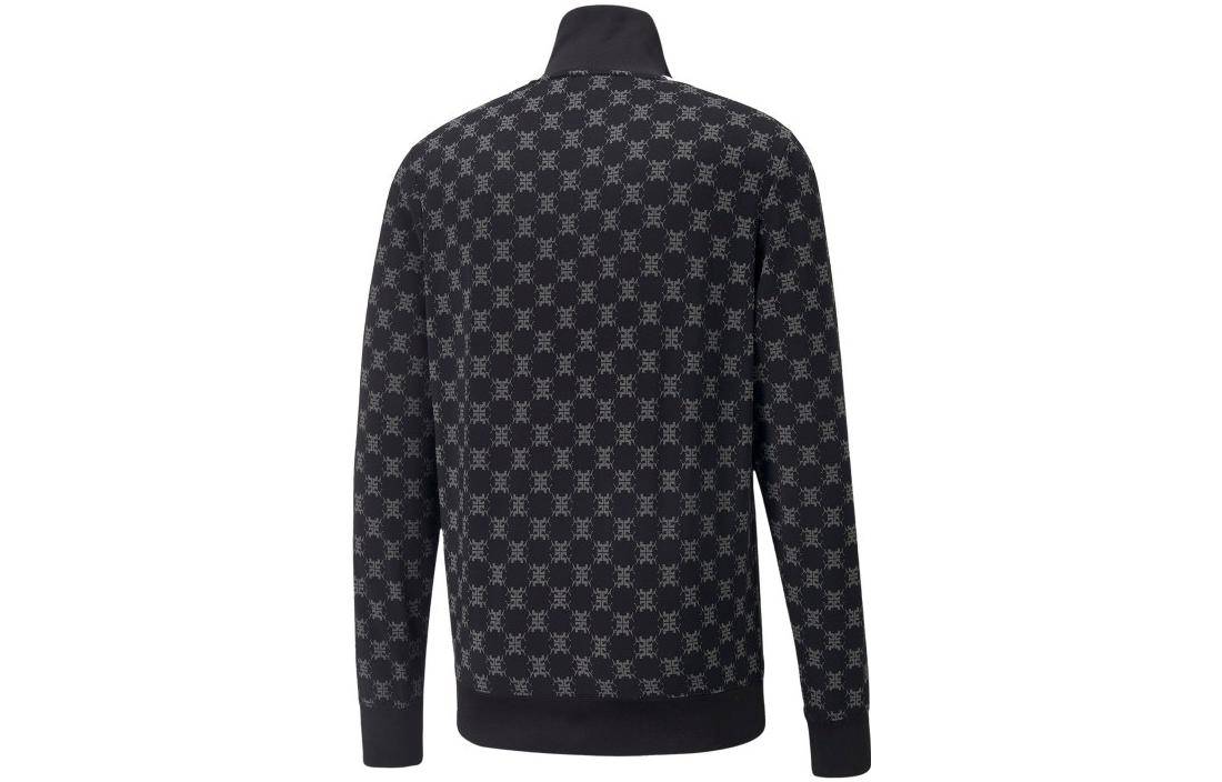 PUMA T7 Printed Full Zip Track Jacket 'Black' 537716-01