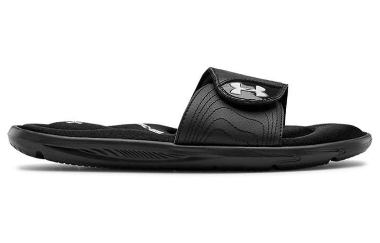 (WMNS) Under Armour Ignite 9 Slide 'Black' 3022717-001