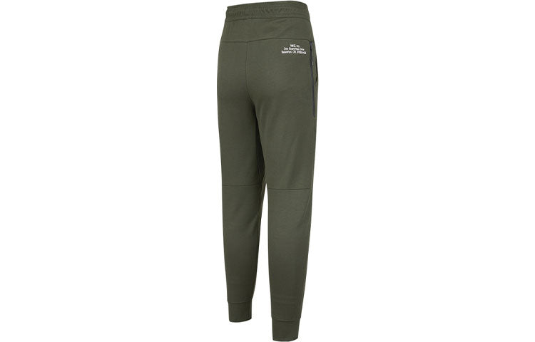 Men's Nike SS22 Logo Alphabet Printing Knit Bundle Feet Sports Pants/Trousers/Joggers Autumn Green DM6553-355