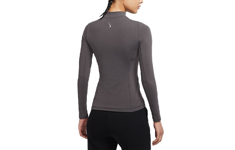 (WMNS) Nike Athleisure Casual Sports Breathable Stand Collar Jacket Gray DD5534-254