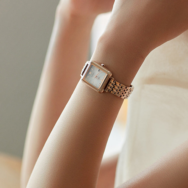 Casio Sheen Business Analog Watch 'Rose Gold White' SHS-D400CG-7APR-PERSON