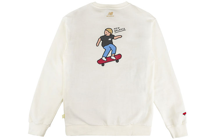 New Balance x Zero Per Zero Graphic Pullover 'White' NCA47111-IV