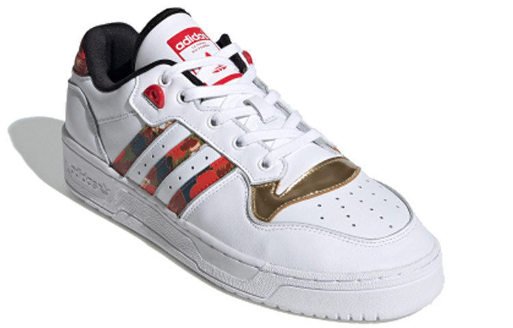 (WMNS) حذاء adidas Rivalry Low CNY 'Black Gold Red' FW5273
