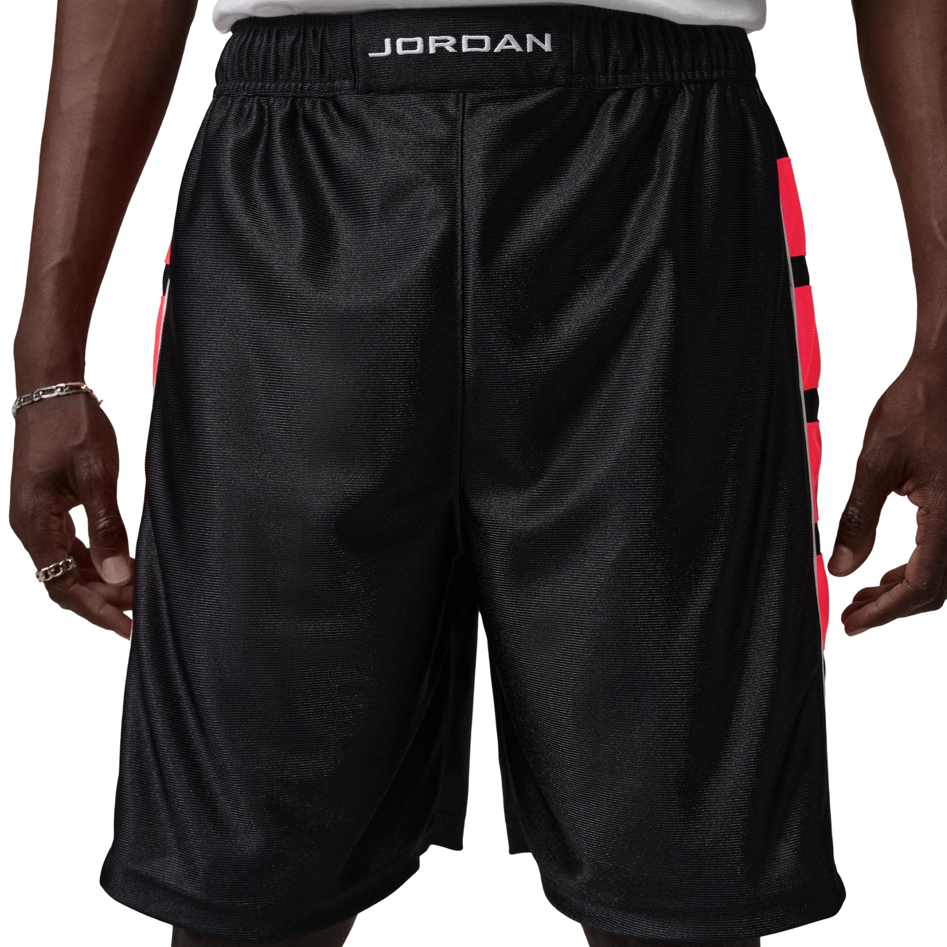 Jordan Brooklyn Cat Scratch Shorts 'Black Infrared 23' HV0560-014