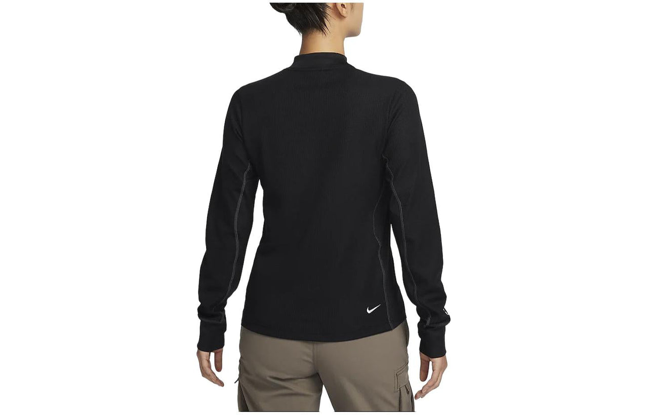 (WMNS) Nike ACG Dri-FIT ADV Goat Rocks Long Sleeve T-shirt Asia Sizing 'Black White' FB8005-010
