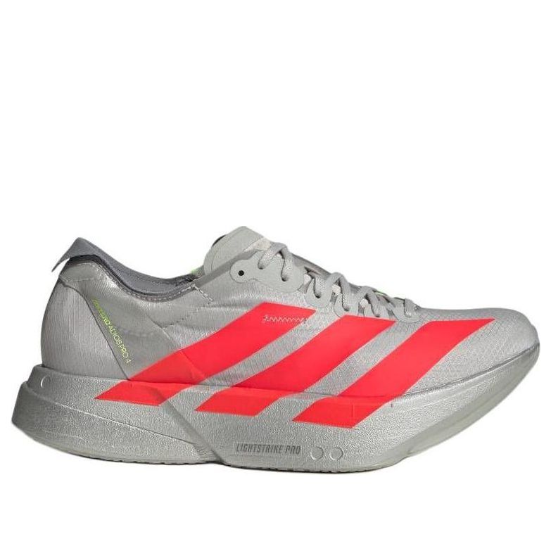 (WMNS) adidas Adizero Adios Pro 4 'Silver Metallic Lucid Red' JR6357