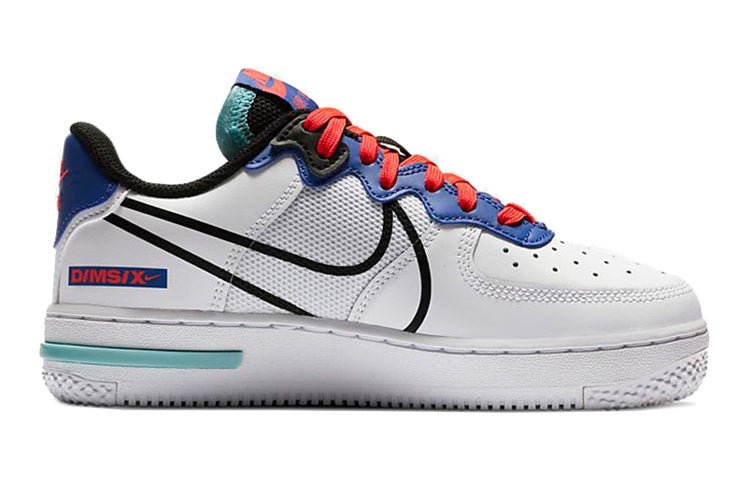 (GS) Nike Air Force 1 React 'Astronomy Blue Laser Crimson' CD6960-101
